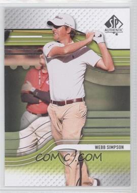 2012 SP Authentic - Rookie Extended Series #R12 - Webb Simpson