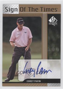 2012 SP Authentic - Sign of the Times #ST-CP - Corey Pavin