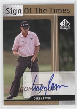 2012 SP Authentic - Sign of the Times #ST-CP - Corey Pavin