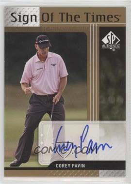 2012 SP Authentic - Sign of the Times #ST-CP - Corey Pavin