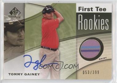 2012 SP Game Used Edition - [Base] #41 - First Tee Rookies - Tommy Gainey /399