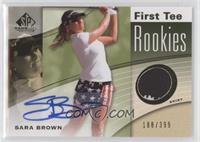 First Tee Rookies - Sara Brown #/399