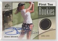 First Tee Rookies - Sara Brown #/399