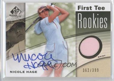 2012 SP Game Used Edition - [Base] #45 - First Tee Rookies - Nicole Hage /399