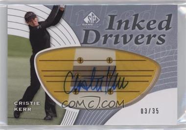2012 SP Game Used Edition - Inked Drivers - Blonde Persimmon #ID-CK - Cristie Kerr /35
