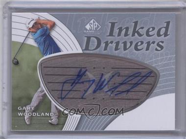 2012 SP Game Used Edition - Inked Drivers - Silver Steel #ID-GW - Gary Woodland