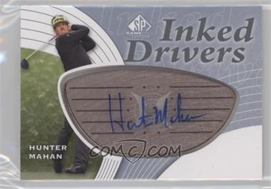 2012 SP Game Used Edition - Inked Drivers - Silver Steel #ID-HM - Hunter Mahan