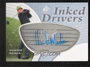 2012 SP Game Used Edition - Inked Drivers - Silver Steel #ID-HM - Hunter Mahan