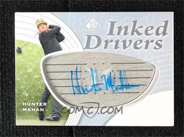 2012 SP Game Used Edition - Inked Drivers - Silver Steel #ID-HM - Hunter Mahan
