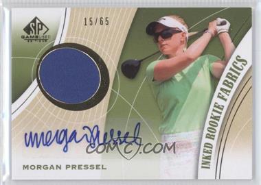 2012 SP Game Used Edition - Inked Rookie Fabrics #IRF-MP - Morgan Pressel /65