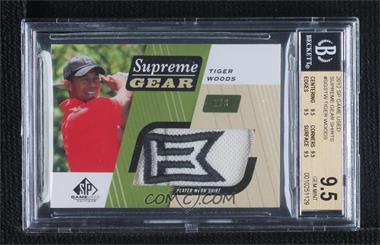 2012 SP Game Used Edition - Supreme Gear #SGS-TW - Tiger Woods /3 [BGS 9.5 GEM MINT]
