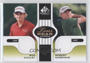 2012 SP Game Used Edition - Tour Gear Combos - Green Shirt #TG2-CG - Bud Cauley, Robert Garrigus