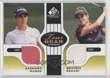 2012 SP Game Used Edition - Tour Gear Combos - Green Shirt #TG2-ESP - Azahara Munoz, Beatriz Recari