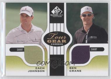 2012 SP Game Used Edition - Tour Gear Combos - Green Shirt #TG2-JC - Zach Johnson, Ben Crane