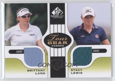 2012 SP Game Used Edition - Tour Gear Combos - Green Shirt #TG2-LL - Brittany Lang, Stacy Lewis