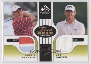 2012 SP Game Used Edition - Tour Gear Combos - Green Shirt #TG2-SJ - Curtis Strange, Lee Janzen