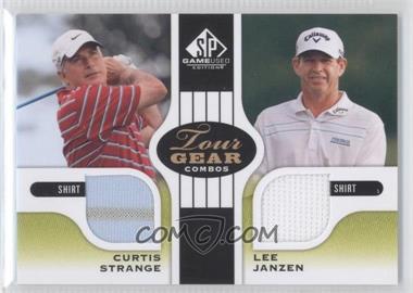 2012 SP Game Used Edition - Tour Gear Combos - Green Shirt #TG2-SJ - Curtis Strange, Lee Janzen