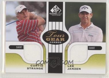 2012 SP Game Used Edition - Tour Gear Combos - Green Shirt #TG2-SJ - Curtis Strange, Lee Janzen