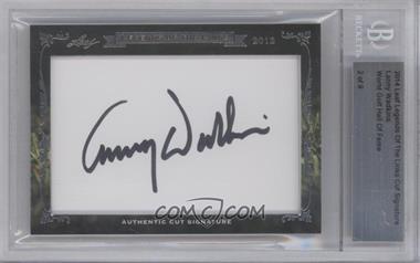 2013-14 Leaf Legends of the Links Cut Signatures - [Base] #_LAWA - Lanny Wadkins /9 [BGS Authentic]