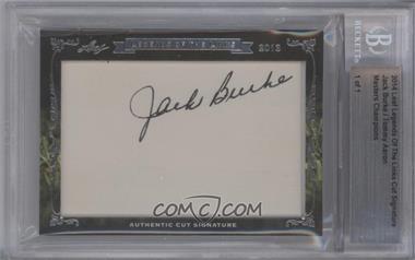 2013-14 Leaf Legends of the Links Cut Signatures - Cut Signatures - Dual #_JBTA - Jack Burke, Tommy Aaron /1 [Cut Signature]