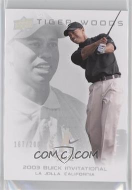 2013 Upper Deck Tiger Woods Master Collection - [Base] #35 - Tiger Woods /200