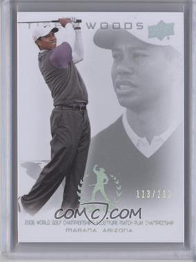2013 Upper Deck Tiger Woods Master Collection - [Base] #63 - Tiger Woods /200