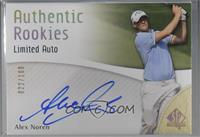 Authentic Rookies - Alex Noren [Noted] #/100