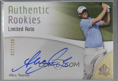 2014 SP Authentic - [Base] - Limited Auto Variation #106 - Authentic Rookies - Alex Noren /100 [Noted]