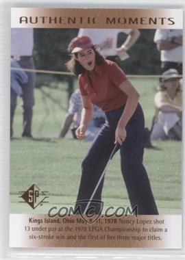 2014 SP Authentic - [Base] - Retail #62 - Authentic Moments - Nancy Lopez