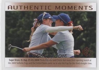 2014 SP Authentic - [Base] - Retail #74 - Authentic Moments - Paula Creamer, Cristie Kerr