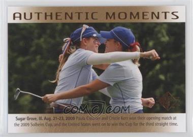 2014 SP Authentic - [Base] - Retail #74 - Authentic Moments - Paula Creamer, Cristie Kerr