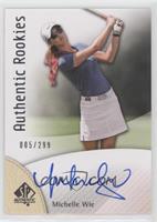 Authentic Rookies - Michelle Wie #/299