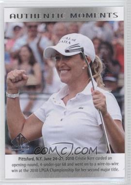 2014 SP Authentic - [Base] #65 - Authentic Moments - Cristie Kerr