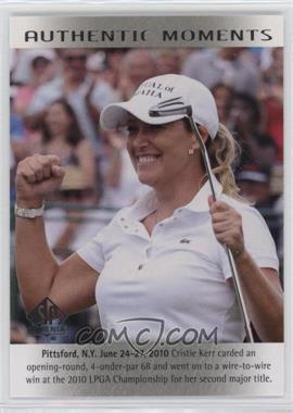 2014 SP Authentic - [Base] #65 - Authentic Moments - Cristie Kerr