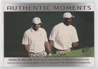 Authentic Moments - Tiger Woods, Michael Jordan [EX to NM]