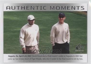 2014 SP Authentic - [Base] #70 - Authentic Moments - Tiger Woods, David Duval