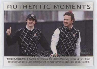 2014 SP Authentic - [Base] #71 - Authentic Moments - Rory McIlroy, Graeme McDowell