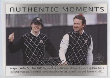 2014 SP Authentic - [Base] #71 - Authentic Moments - Rory McIlroy, Graeme McDowell