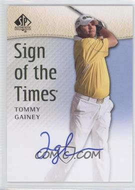 2014 SP Authentic - Sign of the Times #SOTT-TG - Tommy Gainey