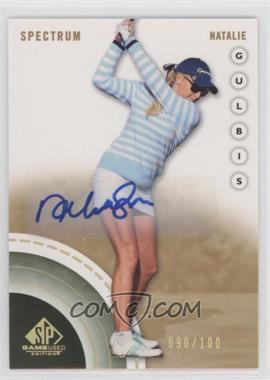 2014 SP Game Used Edition - [Base] - Spectrum Autograph #30 - Natalie Gulbis /100