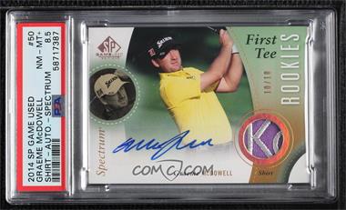 2014 SP Game Used Edition - [Base] - Spectrum Autograph #50 - First Tee Rookies - Graeme McDowell /10 [PSA 8.5 NM‑MT+]