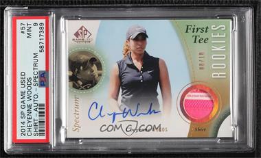 2014 SP Game Used Edition - [Base] - Spectrum Autograph #57 - First Tee Rookies - Cheyenne Woods /10 [PSA 9 MINT]