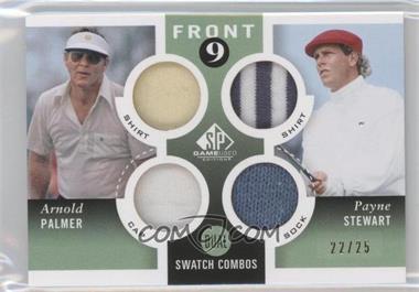 2014 SP Game Used Edition - Front 9 Swatch Combos Dual #F92-PS - Arnold Palmer, Payne Stewart /25