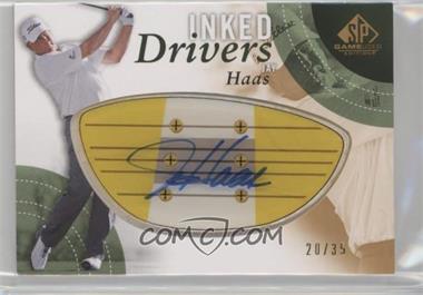 2014 SP Game Used Edition - Inked Drivers - Blonde Persimmon #ID-JH - Jay Haas /35