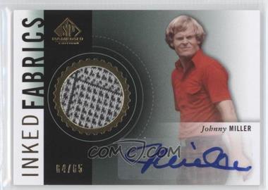 2014 SP Game Used Edition - Inked Fabrics #IF-JM - Johnny Miller /65