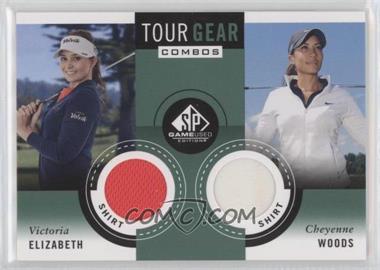 2014 SP Game Used Edition - Tour Gear Combos - Shirt #TG2EW - Victoria Elizabeth, Cheyenne Woods