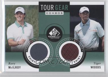 2014 SP Game Used Edition - Tour Gear Combos - Shirt #TG2WM - Rory McIlroy, Tiger Woods