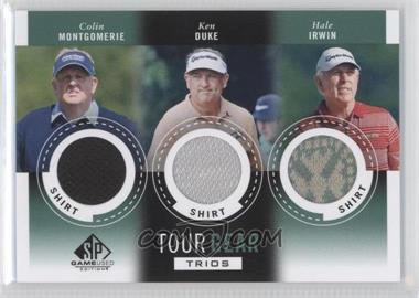 2014 SP Game Used Edition - Tour Gear Trios - Shirt #TG3-DMI - Colin Montgomerie, Ken Duke, Hale Irwin