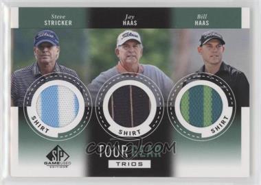 2014 SP Game Used Edition - Tour Gear Trios - Shirt #TG3-HHS - Steve Stricker, Jay Haas, Bill Haas