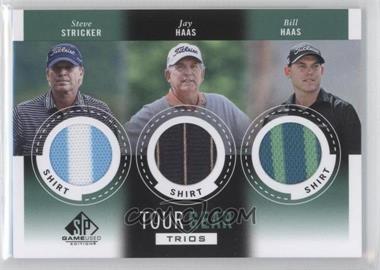 2014 SP Game Used Edition - Tour Gear Trios - Shirt #TG3-HHS - Steve Stricker, Jay Haas, Bill Haas